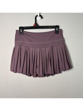 Goldhinge Pleated Tennis Skirt Purple Women’s Large Golf Pickleball Tennis EUC